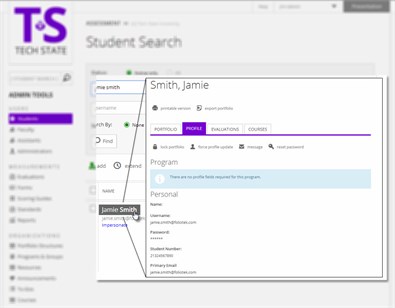 How can I find profile information about a student? - Foliotek ...